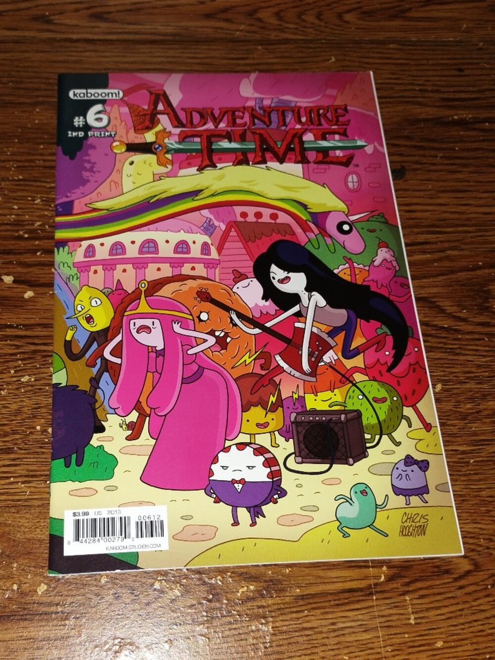 Adventure Time #6 Second Printing (Kaboom Comics, 2013) Cover Variant E